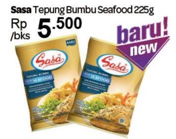 Promo Harga Sasa Tepung Bumbu Seafood 225 gr - Carrefour