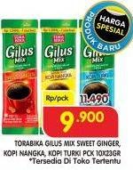 Promo Harga Torabika Gilus Mix Sweet Ginger, Nangka, Turki per 10 sachet 23 gr - Superindo