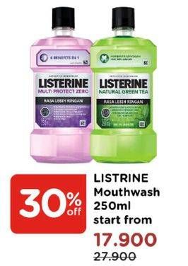Promo Harga LISTERINE Mouthwash Antiseptic 250 ml - Watsons
