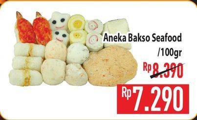 Promo Harga Aneka Bakso Seafood per 100 gr - Hypermart