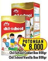 Promo Harga Morinaga Chil School Gold Cokelat, Vanila 800 gr - Hypermart