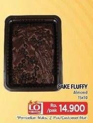 Promo Harga Cake Fluffy Almond per 15 pcs 10 gr - LotteMart