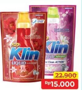 Promo Harga SO KLIN Liquid Detergent All Variants 750 ml - Alfamart