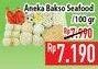 Promo Harga Aneka Bakso Seafood per 100 gr - Hypermart