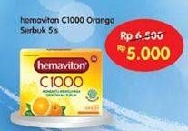 Promo Harga HEMAVITON C1000 Orange per 5 sachet - Indomaret