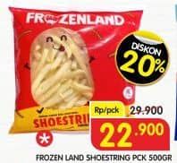 Promo Harga Frozenland French Fries Shoestring 500 gr - Superindo