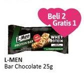 Promo Harga L-MEN Crunchy Chocolate Bar 25 gr - Alfamidi