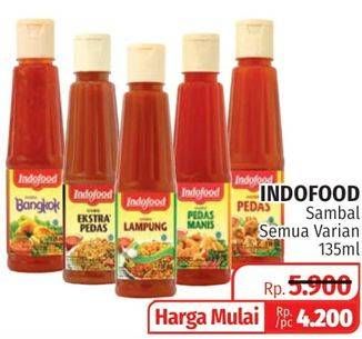 Promo Harga INDOFOOD Sambal All Variants 135 ml - Lotte Grosir