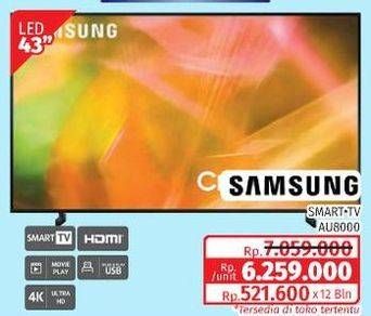 Promo Harga SAMSUNG UA43AU8000K UHD 4K TV  - Lotte Grosir