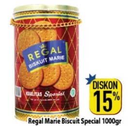 Promo Harga Regal Marie Special Quality 1000 gr - Hypermart