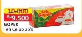 Promo Harga Gopek Teh Celup Jasmine 25 pcs - Alfamart