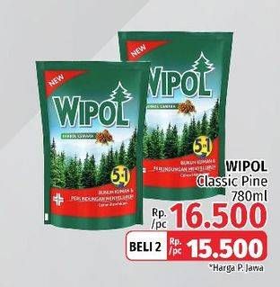 Promo Harga WIPOL Karbol Wangi Cemara 780 ml - LotteMart