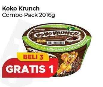 Promo Harga NESTLE KOKO KRUNCH Cereal Breakfast Combo Pack  - Carrefour
