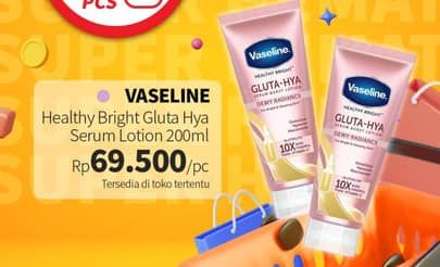 Promo Harga Vaseline Healthy Bright Gluta-Hya Lotion 200 ml - Guardian