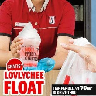 Promo Harga KFC Lovlychee Float  - KFC