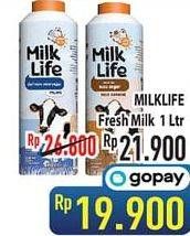 Promo Harga MILK LIFE Fresh Milk 1000 ml - Hypermart