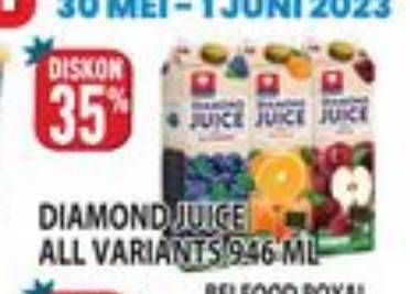 Promo Harga Diamond Juice All Variants 946 ml - Hypermart