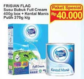 Promo Harga Susu Bubuk 400gr + Kental Manis 370gr  - Indomaret