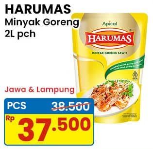 Promo Harga Harumas Minyak Goreng 2000 ml - Indomaret