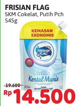 Promo Harga Frisian Flag Susu Kental Manis Cokelat, Putih 545 gr - Alfamidi