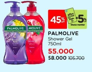 Promo Harga Palmolive Shower Gel 750 ml - Watsons