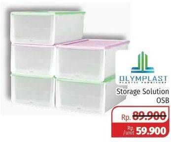 Promo Harga OLYMPLAST Storage Solution Kotak Serbaguna OSB  - Lotte Grosir