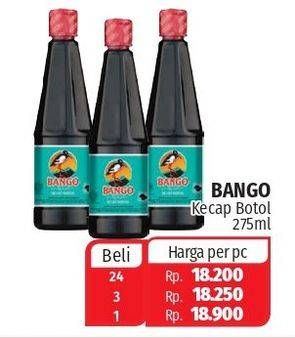 Promo Harga BANGO Kecap Manis 275 ml - Lotte Grosir