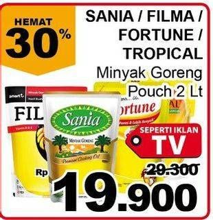 Promo Harga Sania / Fortune / Filma/ Tropical Minyak Goreng  - Giant