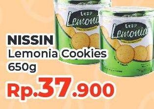 Promo Harga NISSIN Cookies Lemonia Lemon 650 gr - Yogya