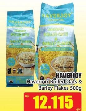 Promo Harga HAVERJOY Havermix Rolled Oats with Barley Flakes 500 gr - Hari Hari
