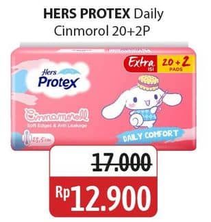 Promo Harga Hers Protex Daily Comfort 22 pcs - Alfamidi