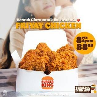 Promo Harga Friyay Chicken  - Burger King