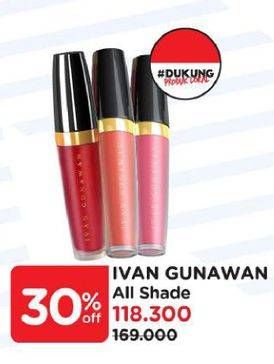 Promo Harga Ivan Gunawan Lip Cream All Variants  - Watsons