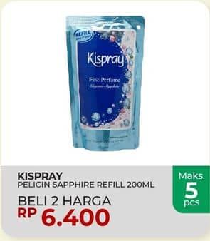 Promo Harga Kispray Pelicin Pakaian Elegante Sapphire 200 ml - Yogya