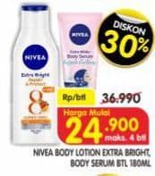 Promo Harga Nivea Body Lotion/Nivea Body Serum   - Superindo