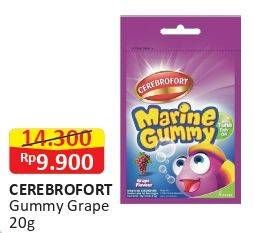 Promo Harga CEREBROFORT Marine Gummy Grape 20 gr - Alfamart