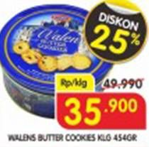 Promo Harga WALENS Butter Cookies 454 gr - Superindo