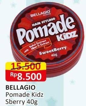 Promo Harga Bellagio Homme Pomade Kidz Strawberry 40 gr - Alfamart