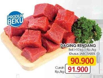 Promo Harga Daging Rendang Sapi per 10 kg - LotteMart