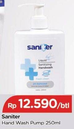 Promo Harga SANITER Hand Wash 250 ml - TIP TOP