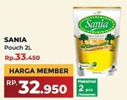 Promo Harga Sania Minyak Goreng 2000 ml - Yogya