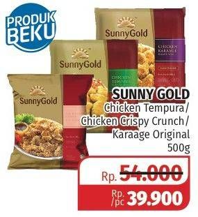Promo Harga SUNNY GOLD Chicken Tempura/Crispy Crunch/Chicken Karaage  - Lotte Grosir