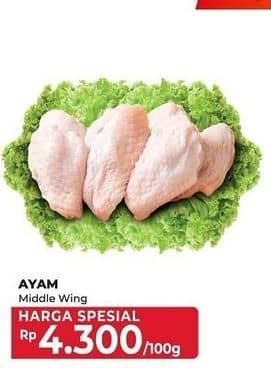 Promo Harga Sayap Ayam Tengah per 100 gr - Yogya