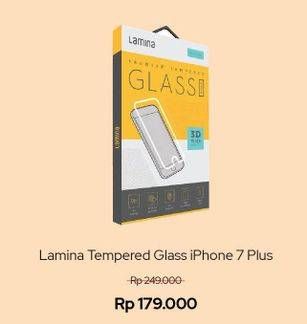 Promo Harga LAMINA Premium Tempered Glass IPhone 7 Plus  - iBox