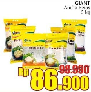 Promo Harga Aneka Beras  - Giant