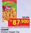 Promo Harga Champ Nugget Chicken Nugget 1000 gr - Alfamidi