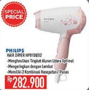 Promo Harga PHILIPS HP 8108/02 Hair Dryer   - Hypermart