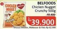 Promo Harga BELFOODS Nugget Chicken Nugget Crunchy 500 gr - Alfamidi