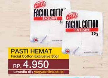 Promo Harga PASTI HEMAT Facial Cotton Exclusive 30 gr - Yogya