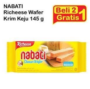 Promo Harga NABATI Wafer Cheese per 2 bungkus 145 gr - Indomaret